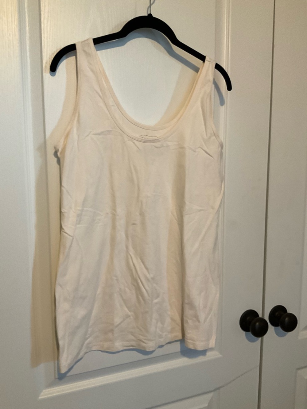 Maurices Cream Scoop Neck Tank Top